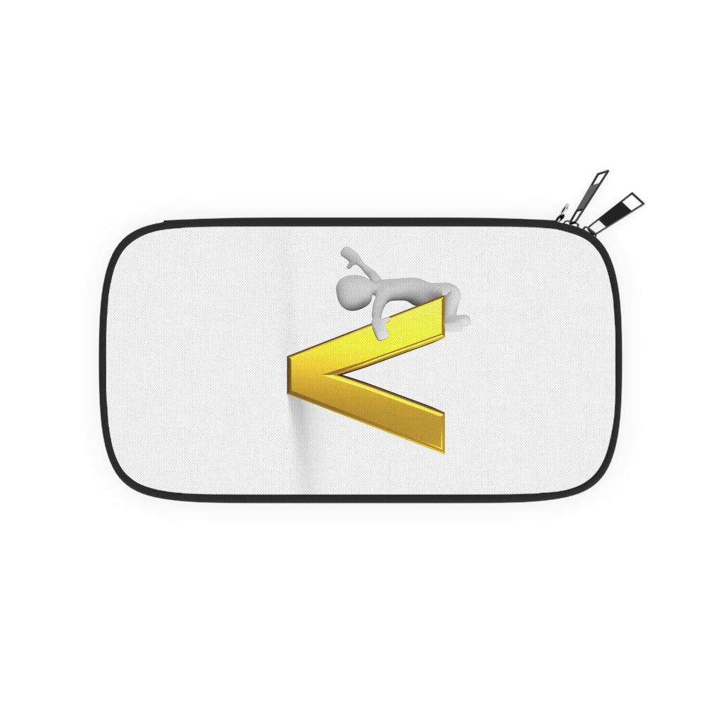 3D Gold Letter V with Figure Passport Wallet | Initial V travel accessory