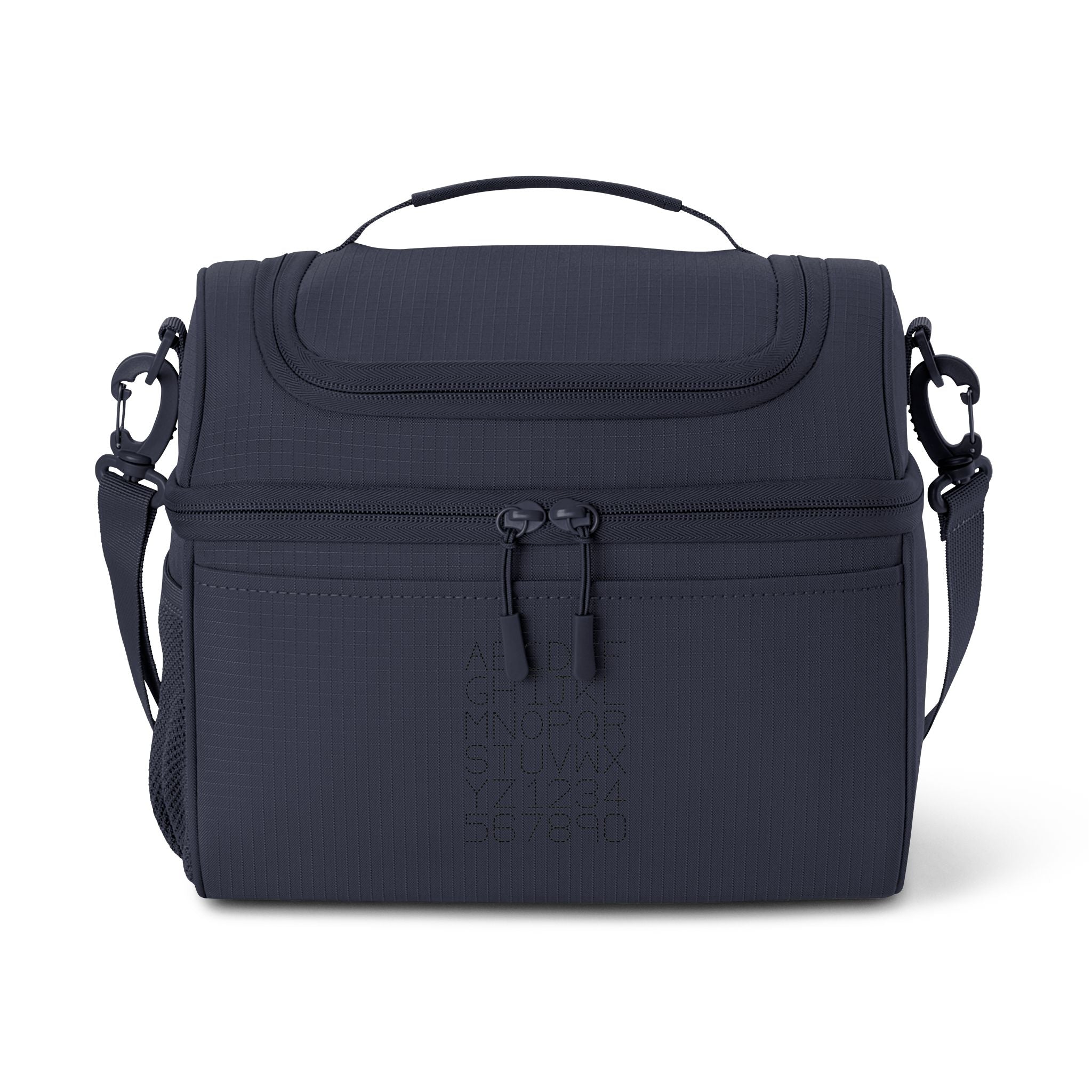 Sac isotherme à lettres pointillés | Sac à déjeuner, glacière portable pour le travail et les voyages