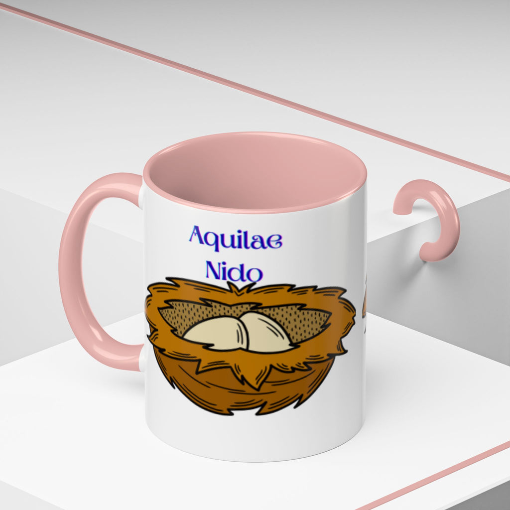 Mug illustré Nid d'Aquilae | Mug à Anse Colorée 11 oz 15 oz