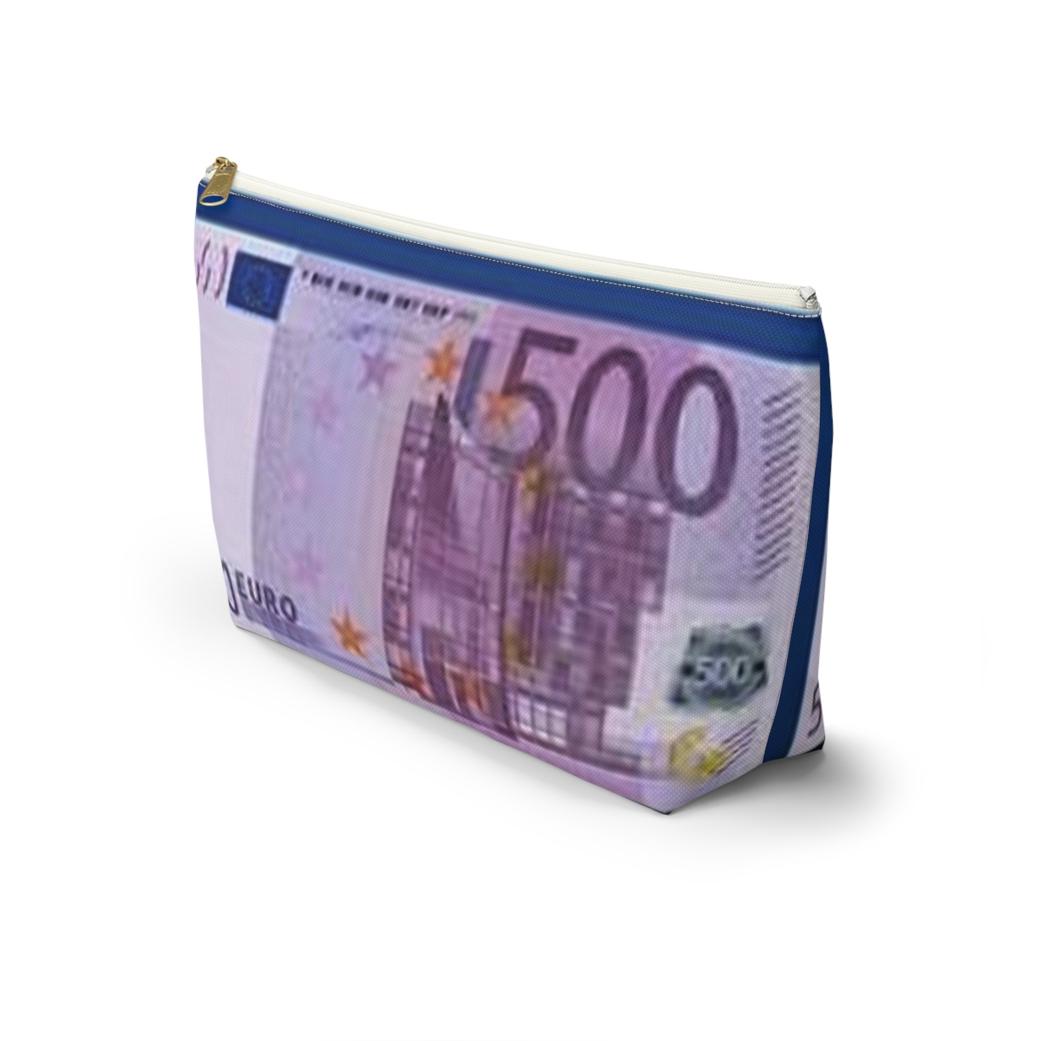500 Euro Bill Accessory Pouch | Money Print Cosmetic Bag