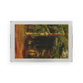 Autumn Forest Landscape Acrylic Serving Tray | Fall Trees Woodland Scene