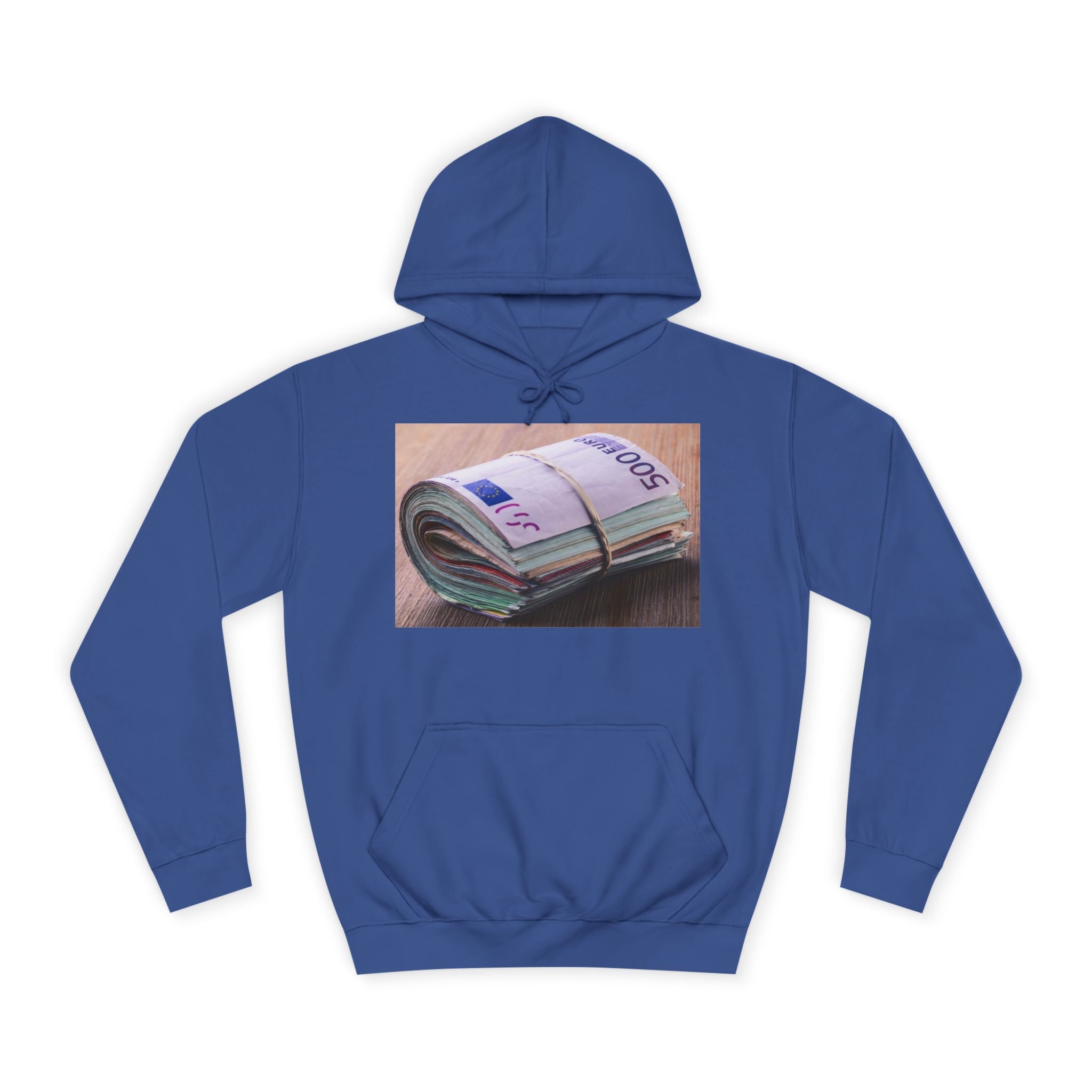Rolled Currency Stack Hoodie | Money Print, Cash Bundle