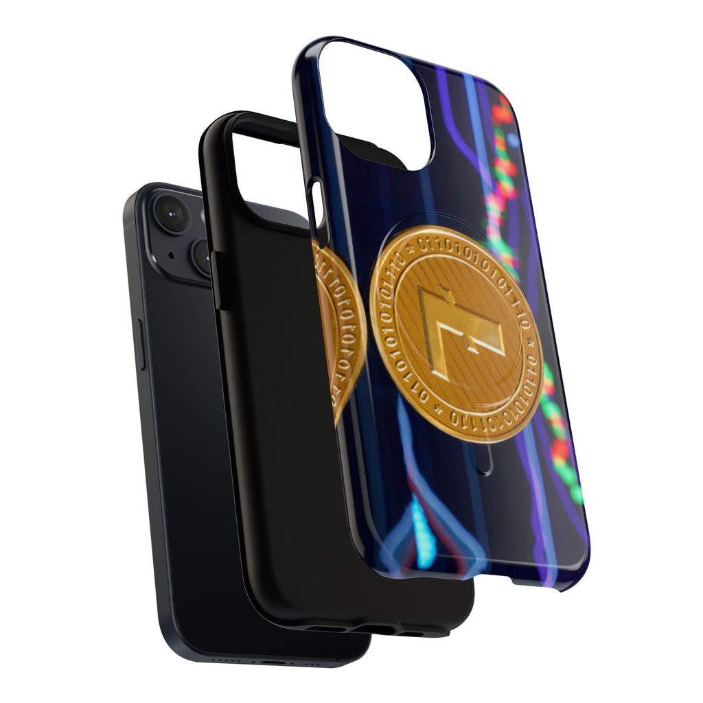 Litecoin Crypto Coin Phone Case | Tough Magnetic Case, Blockchain Design
