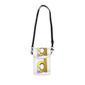 Gold Letter D Monogram Small Cell Phone Wallet | Crossbody Phone Pouch