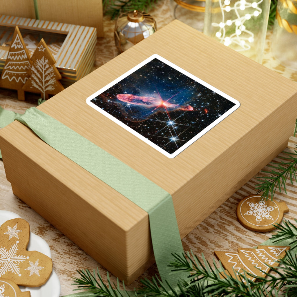Space Nebula Kiss-Cut Stickers | Cosmic Galaxy Laptop Decal