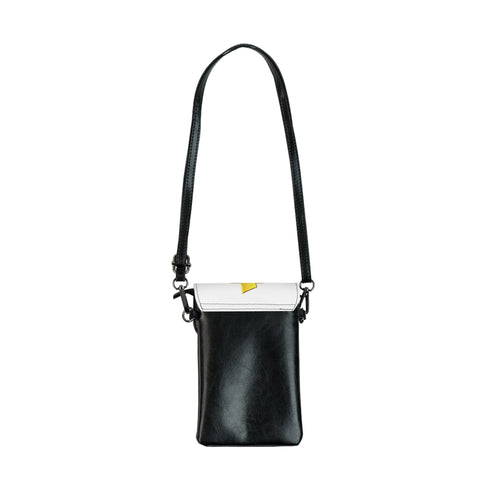 Mini portefeuille de téléphone 3D avec lettre T | Sac bandoulière