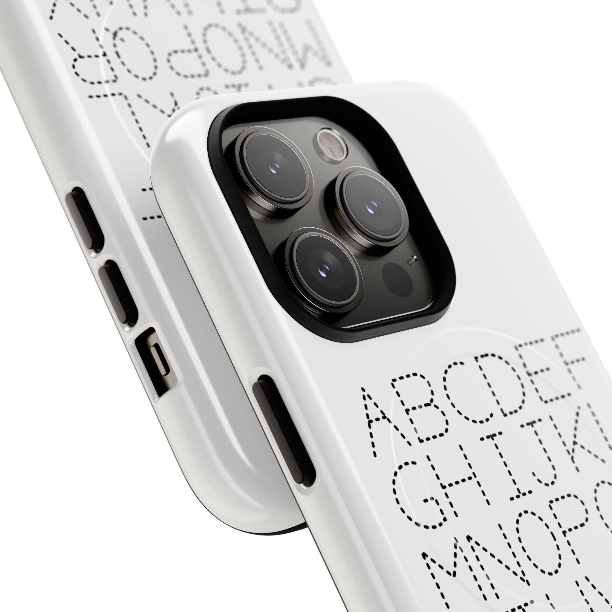 Dotted Alphabet Phone Case | Tough Magnetic Case