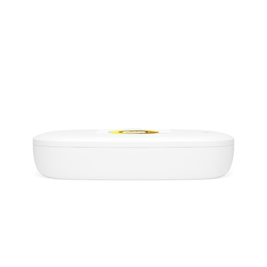 Gold Letter O | UV Phone Sanitizer and Wireless Charging Pad | Portable Phone Sterilizer