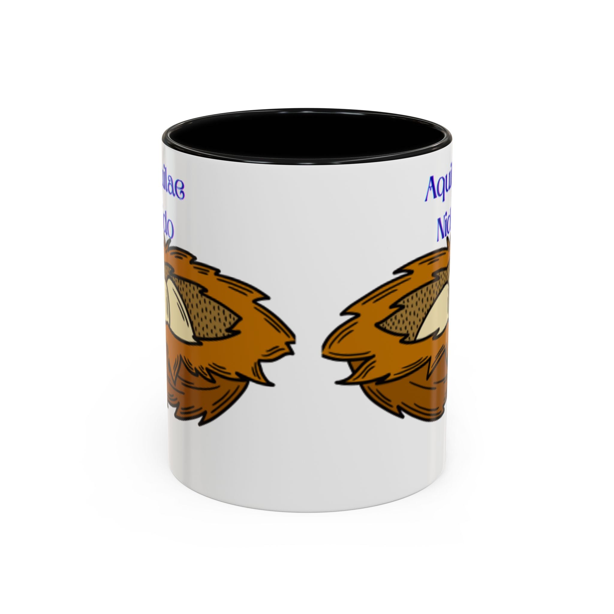 Mug illustré Nid d'Aquilae | Mug à Anse Colorée 11 oz 15 oz