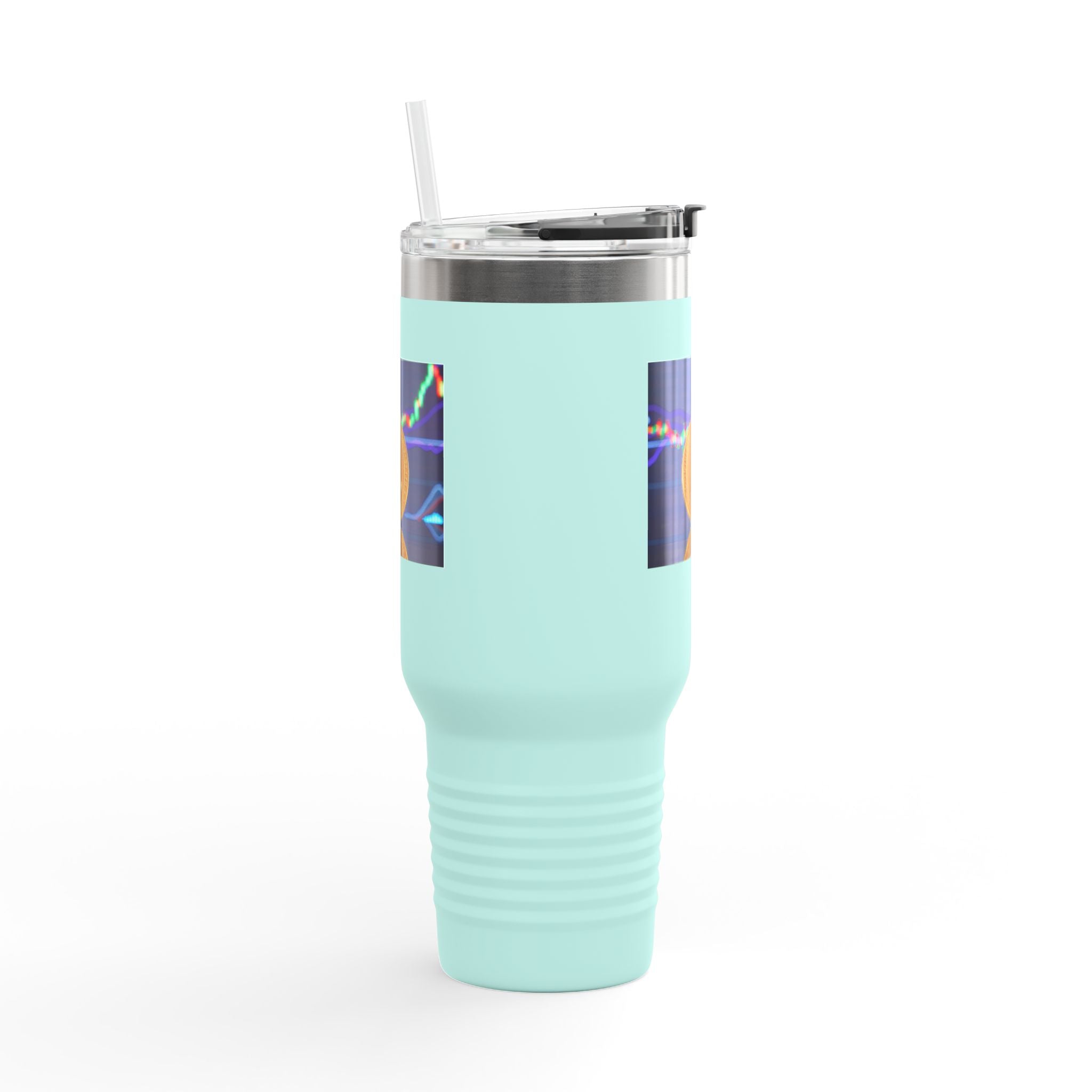 Gobelet de voyage isotherme 40oz | Crypto Monnaie Litecoin avec Graphique de Prix