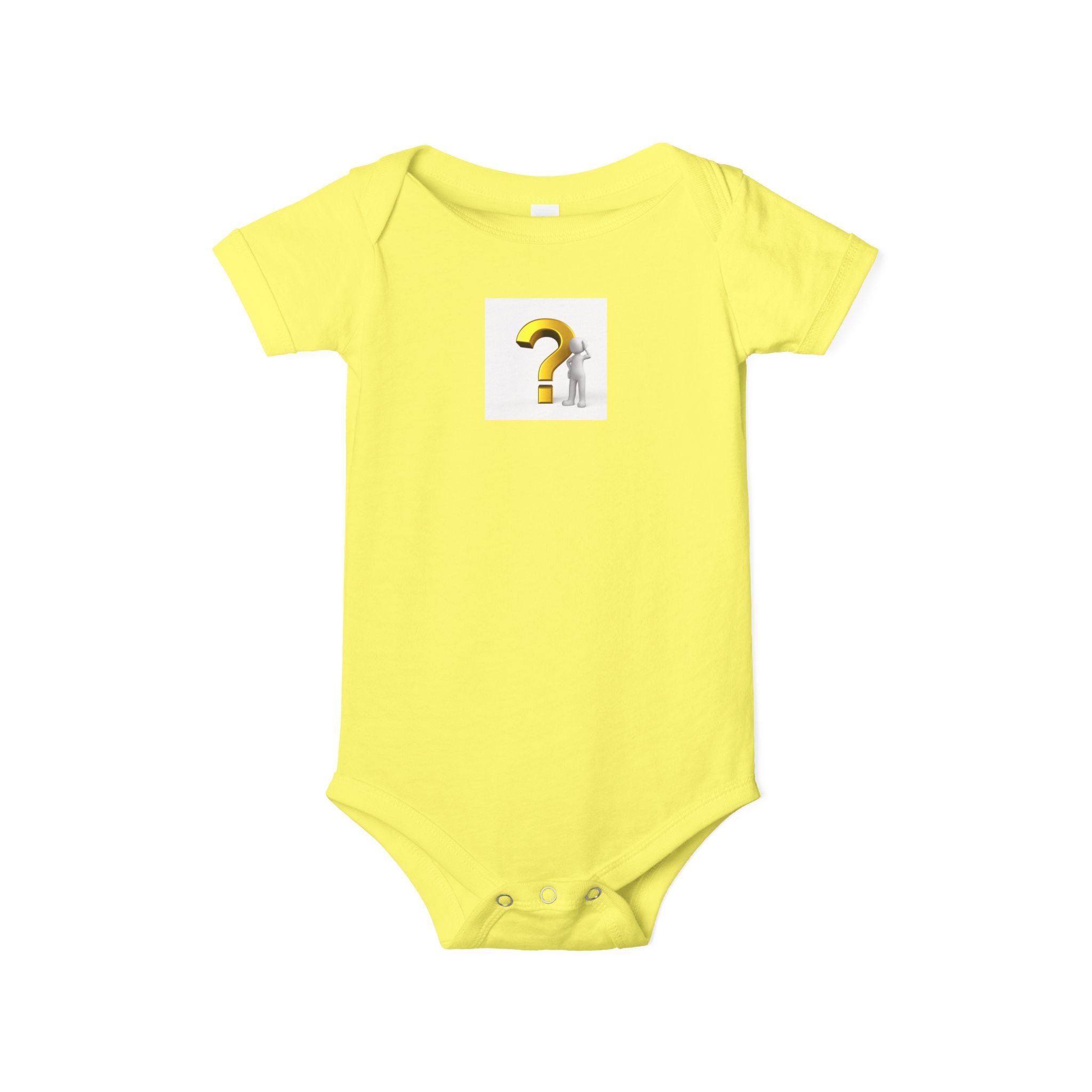 Body pour bébé avec point d'interrogation doré | Barboteuse bébé curieux