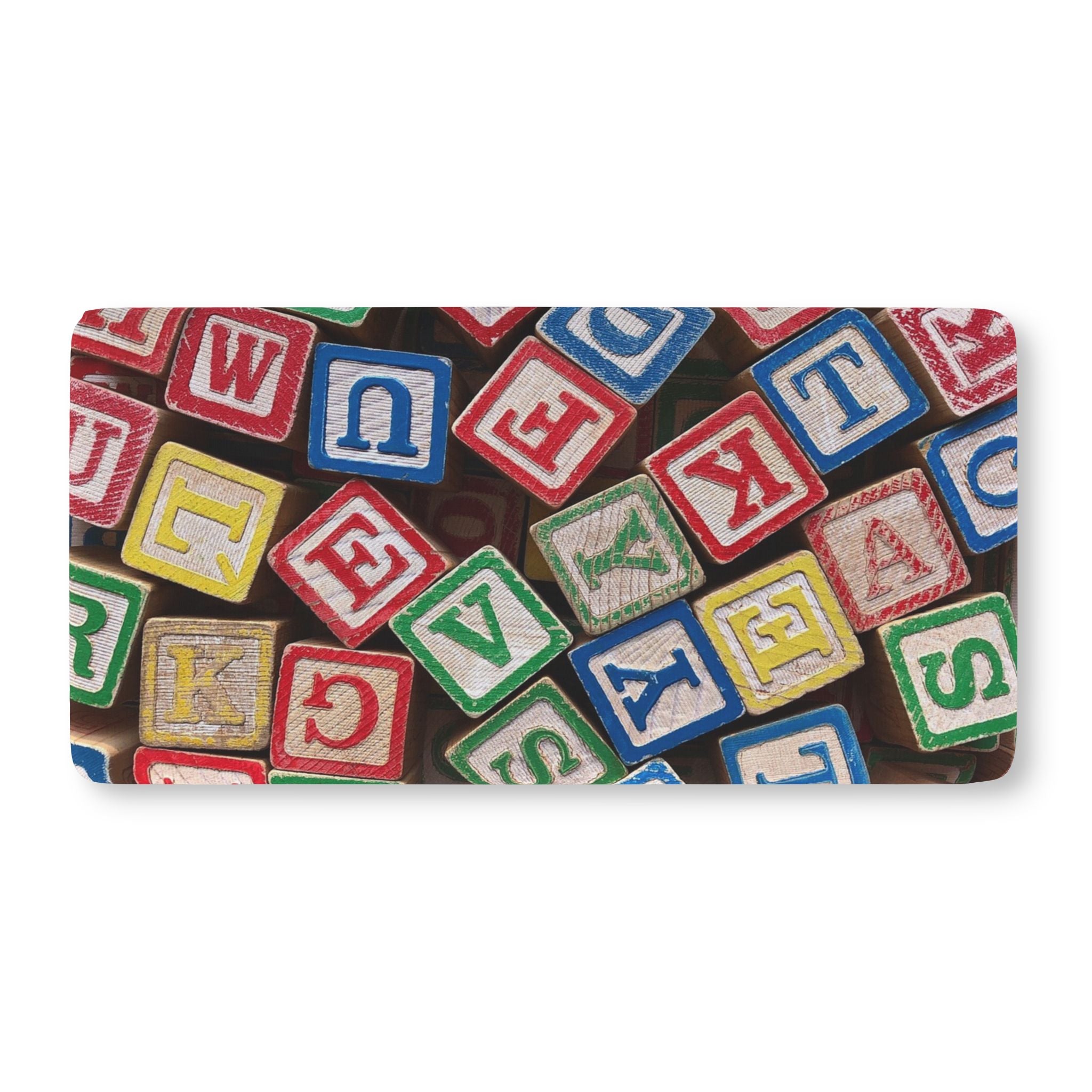 Drap-housse de berceau Alphabet Blocks Baby | Crèche ABC colorée