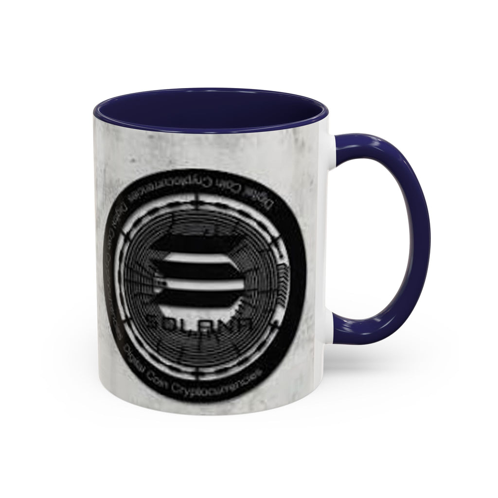 Solana Logo Coffee Mug | Crypto Coin Accent Mug 11oz 15oz
