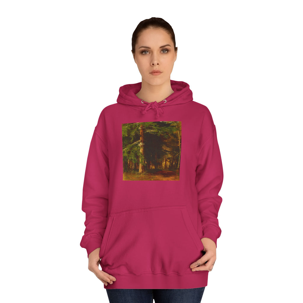 Forest Painting Hoodie | Vintage Woodland Trees Sweatshirt