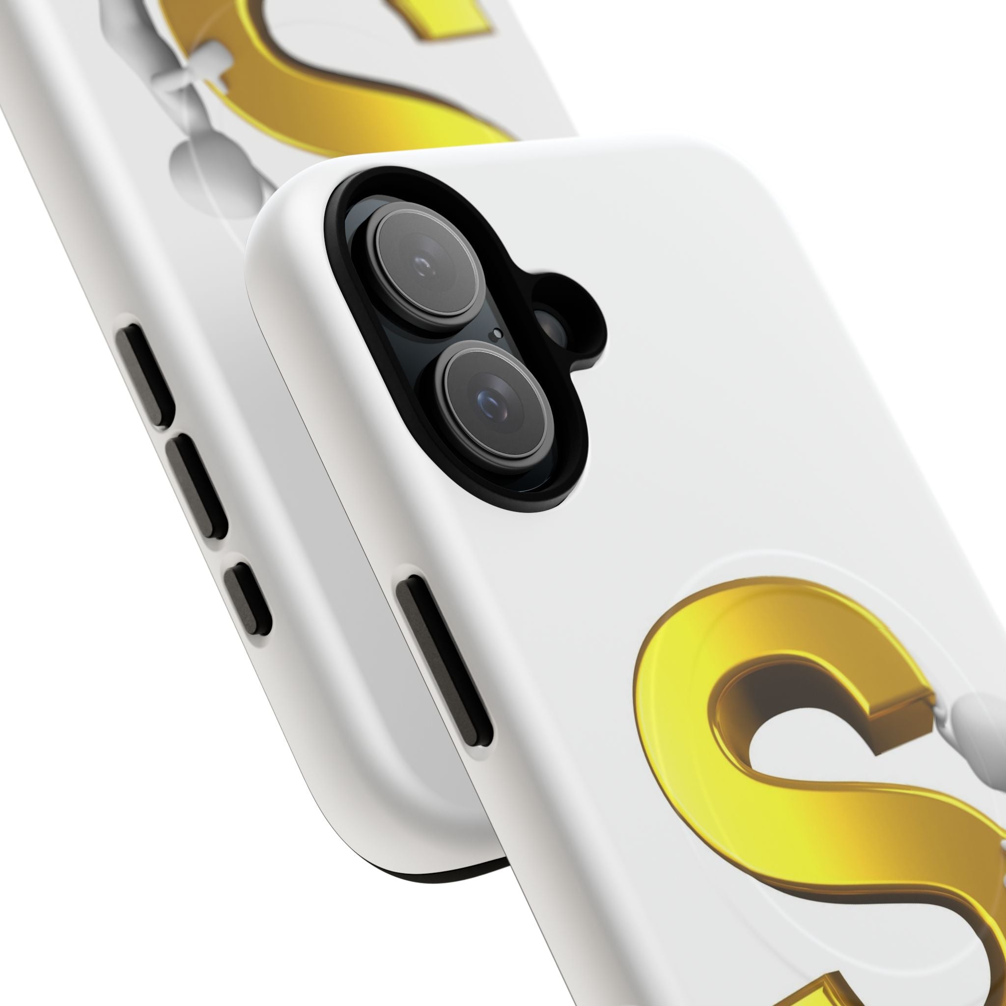 Gold Letter S Monogram Phone Case | Tough Magnetic Case