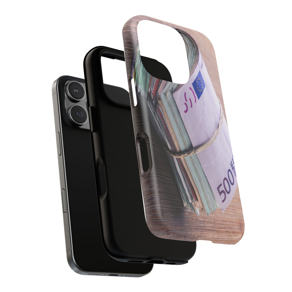 Stack of Euro Banknotes Phone Case | Money Roll iPhone Case, Cash Print