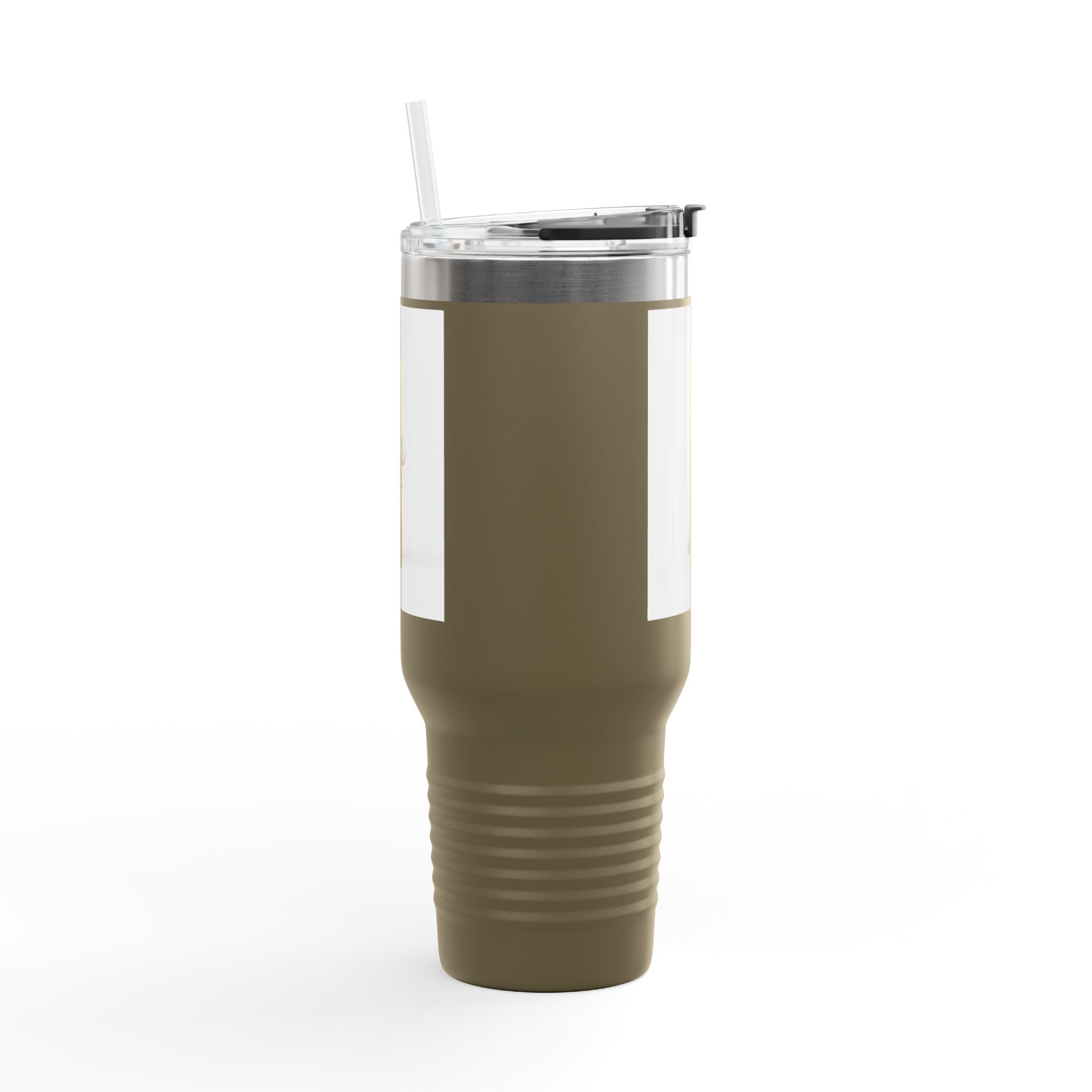 Yellow Letter i Character Travel Mug | 40oz Insulated Tumbler