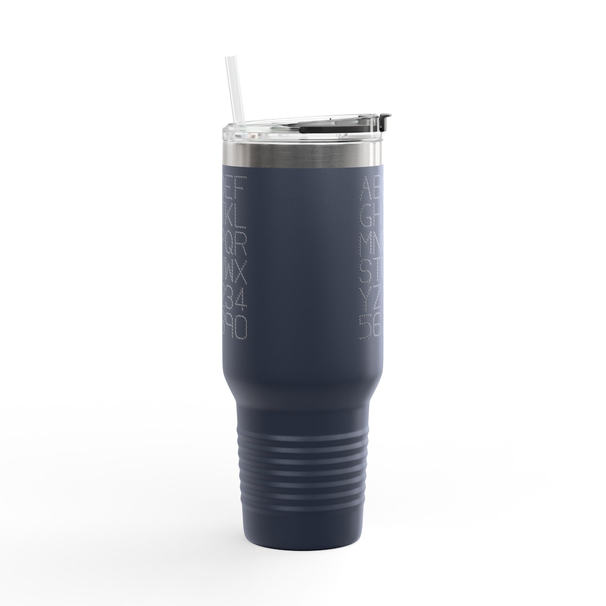 Mug de Voyage Isotherme Lettres et Chiffres de l'Alphabet | Gobelet de 40oz