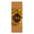Ethereum Coin crypto design Rubber Yoga Mat | Bitcoin blockchain meditation mat
