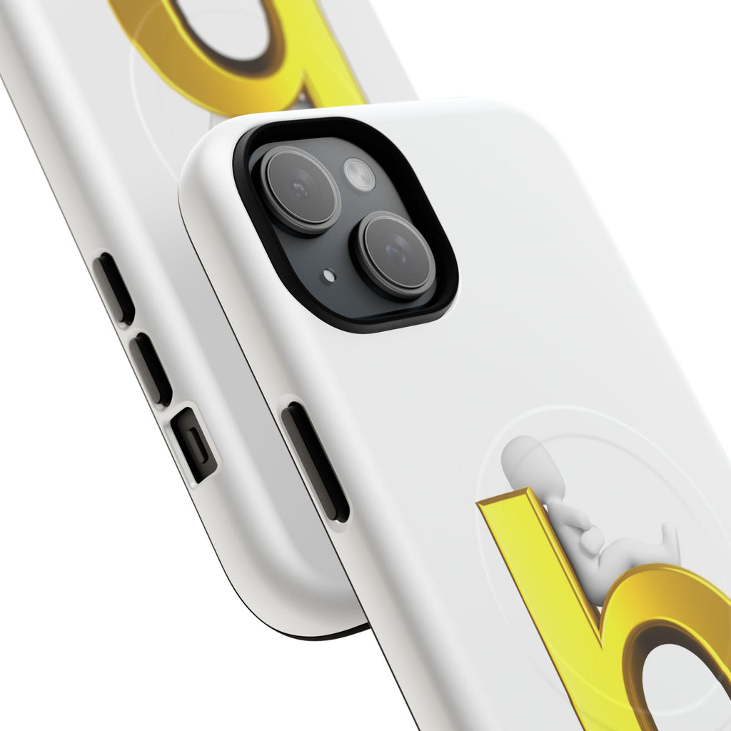 Gold Letter B Phone Case | Tough Magnetic Case