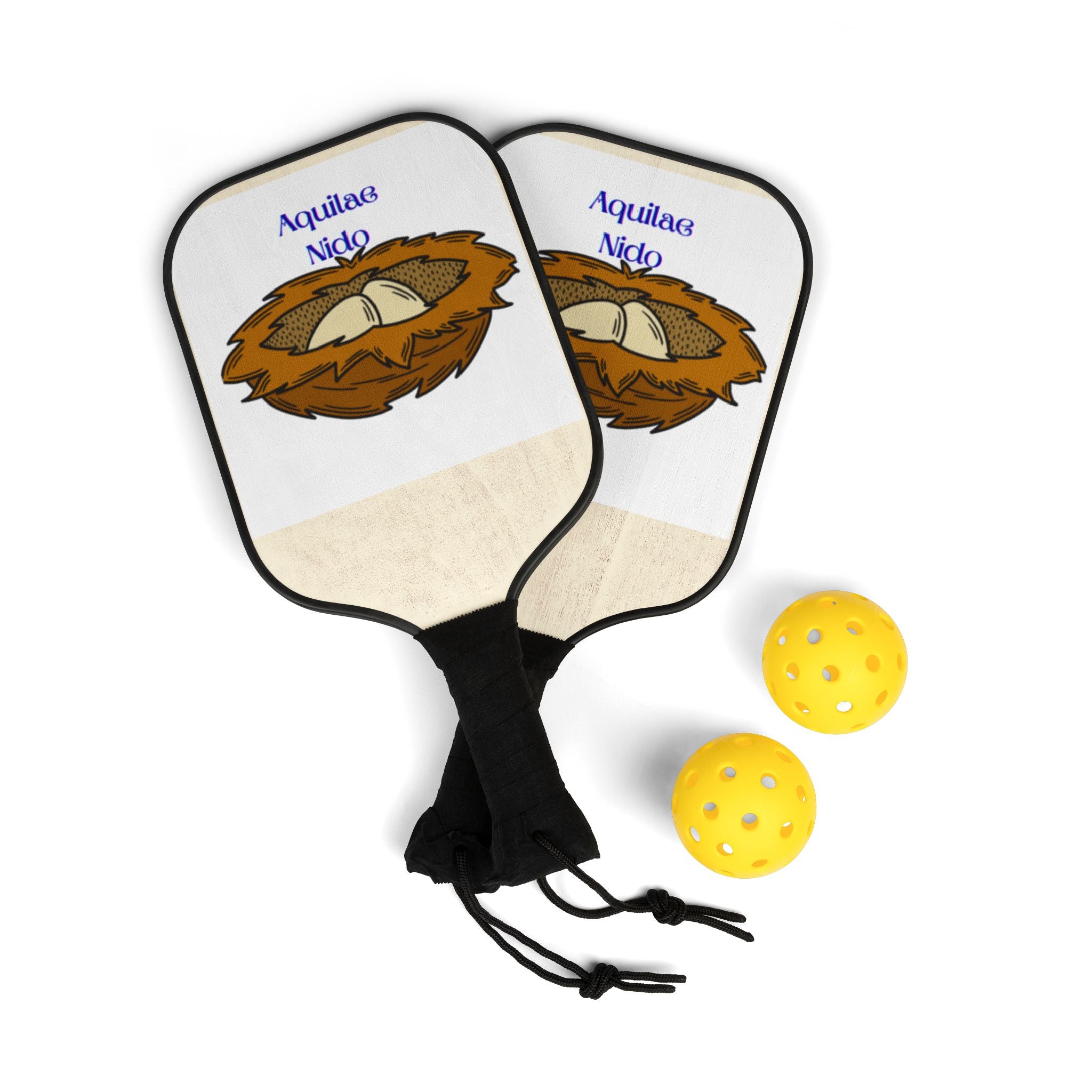 Aquilae Nido Nest Logo Pickleball Paddle | Sport Paddle Set