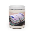 Stack of Euro Banknotes Candle | Soy Candle Jar
