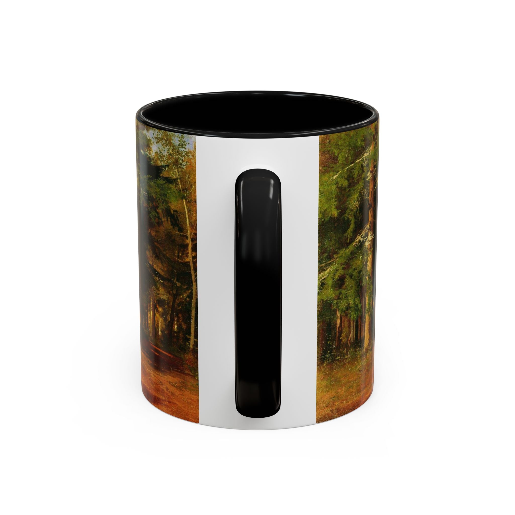 Waldweg-Malerei Tasse | Akzent-Kaffeetasse 11oz 15oz