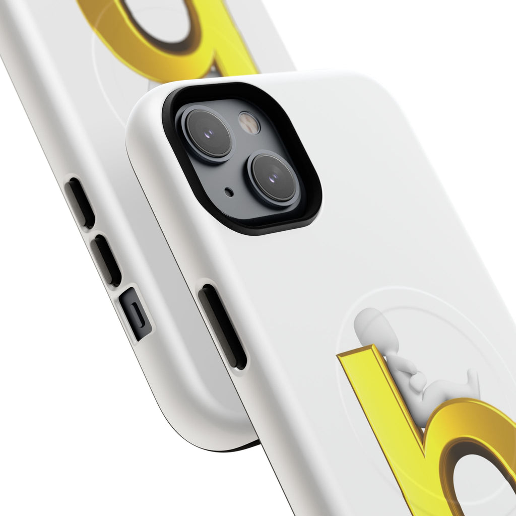 Gold Letter B Phone Case | Tough Magnetic Case