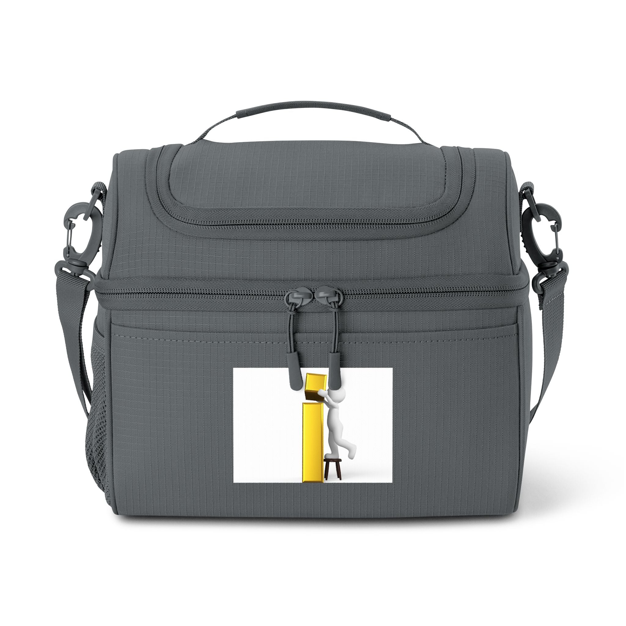 Yellow Letter i Cooler Bag | Insulated Lunch Tote
