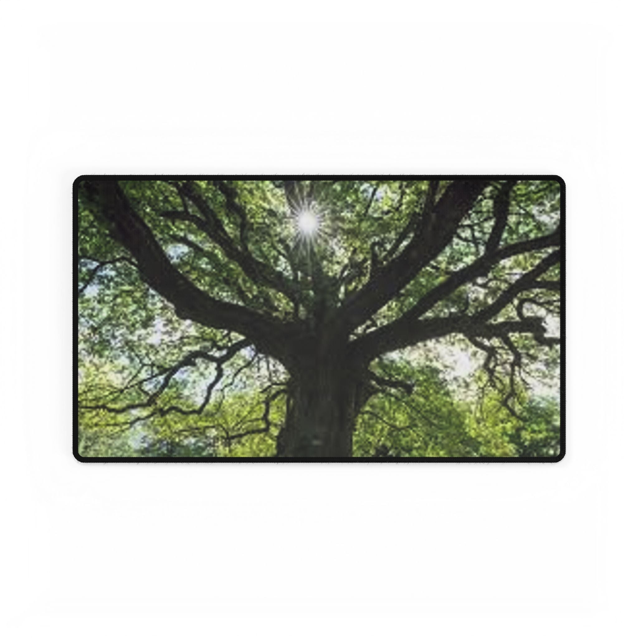 Tapis de bureau Chêne Ensoleillé | Grand tapis de souris Paysage