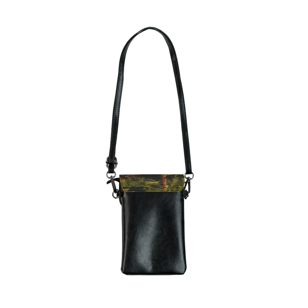 Forest Landscape Small Cell Phone Wallet | Crossbody Phone Pouch