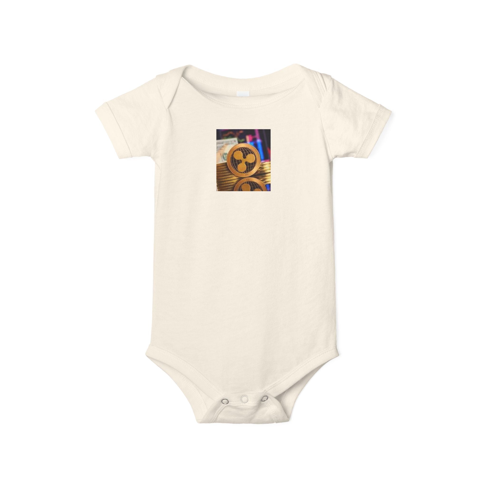 Grenouillère pour bébé avec logo de la cryptomonnaie XRP Ripple