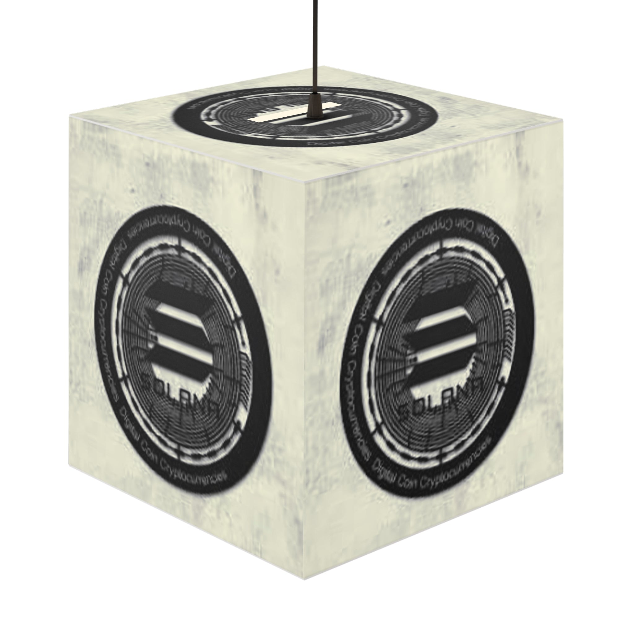 Solana Logo Light Cube Lamp | Cryptocurrency Crypto Nightlight