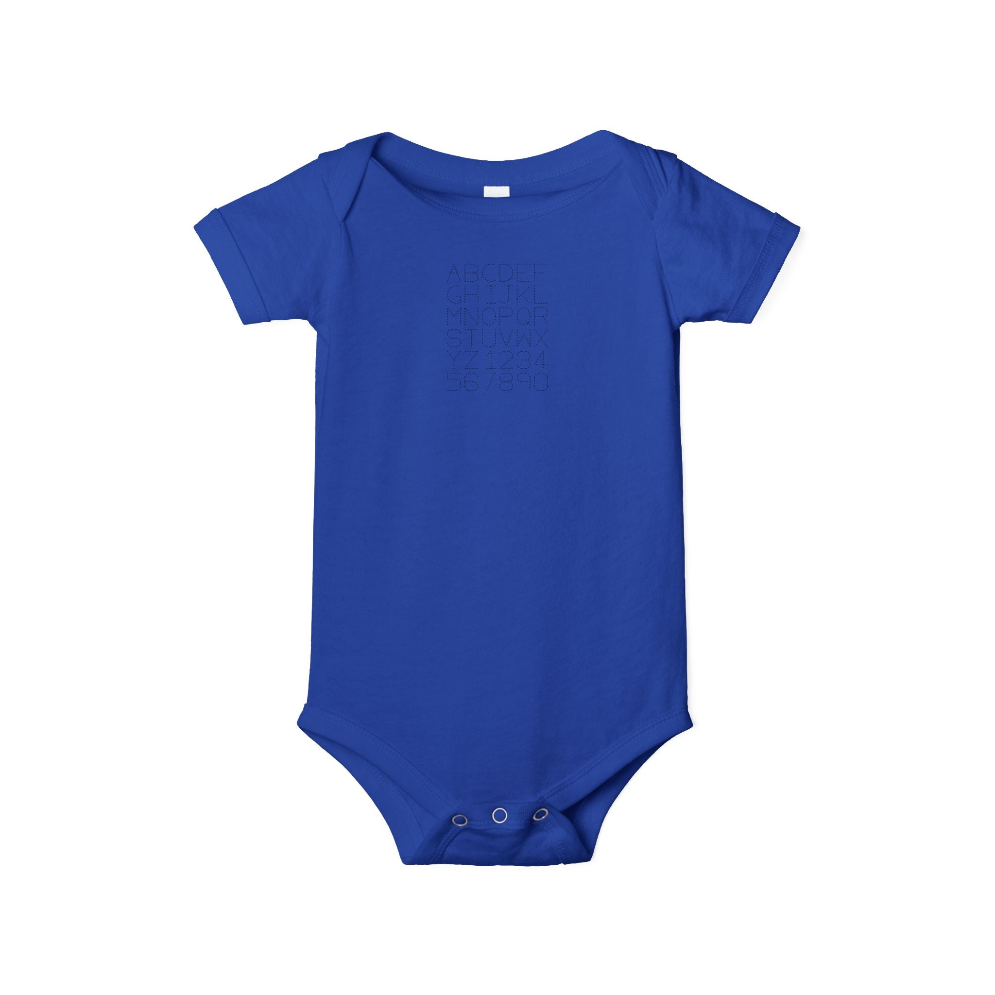 Body bébé imprimé alphabet à pois | Body bébé uni