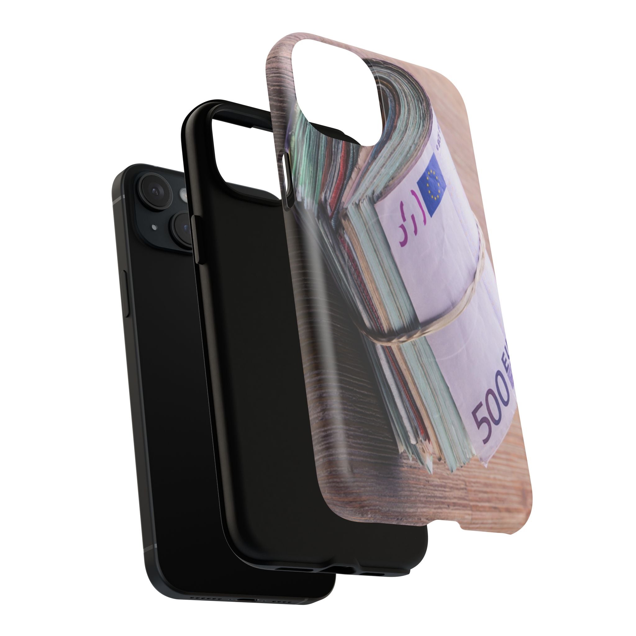 Stack of Euro Banknotes Phone Case | Money Roll iPhone Case, Cash Print