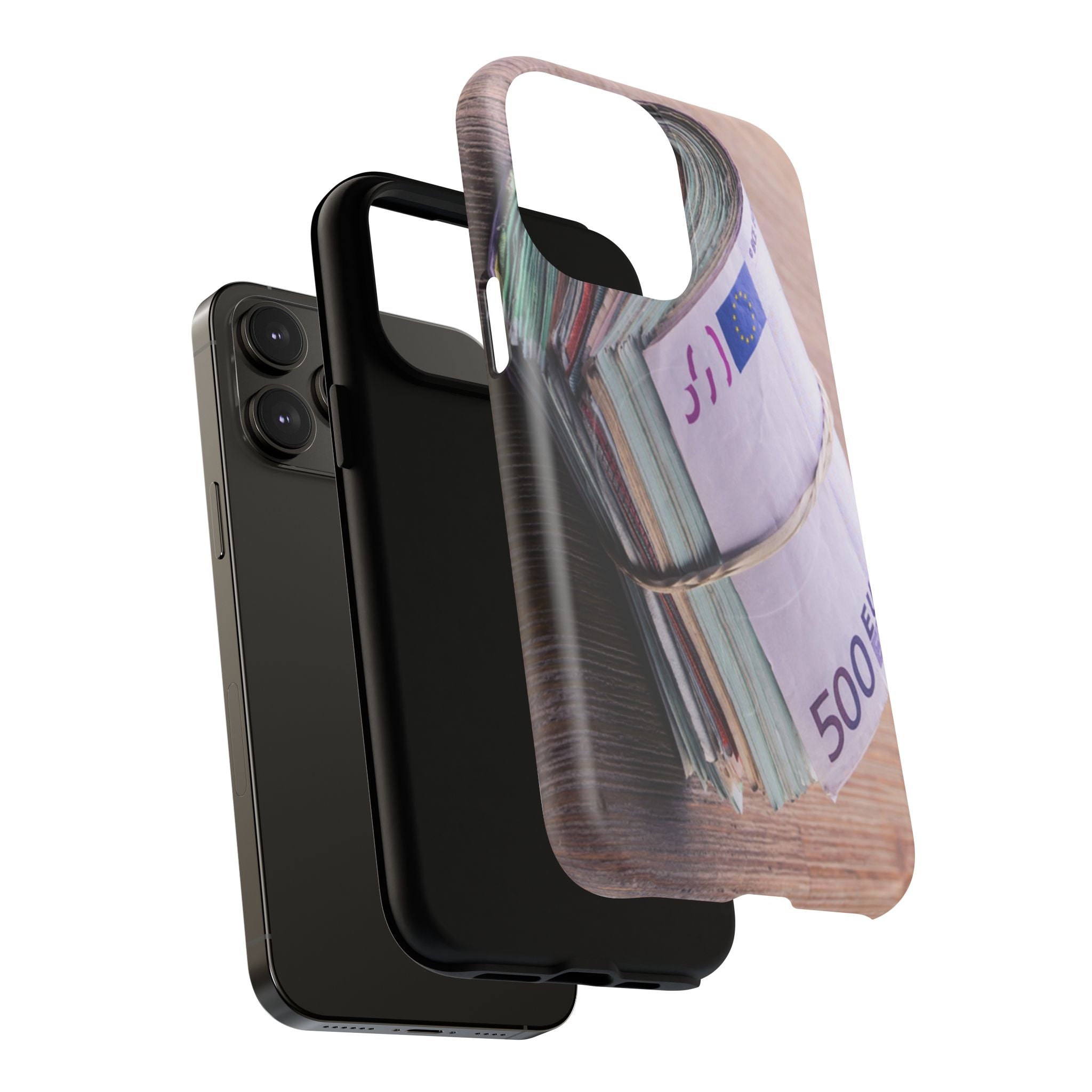 Stack of Euro Banknotes Phone Case | Money Roll iPhone Case, Cash Print