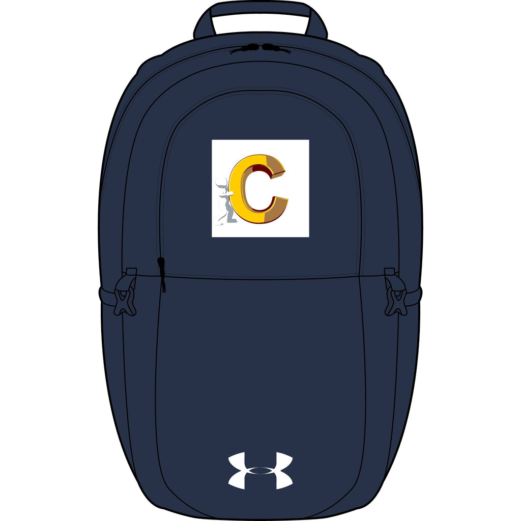 Gold Letter C Embroidered Monogram Backpack | Under Armour All Sport