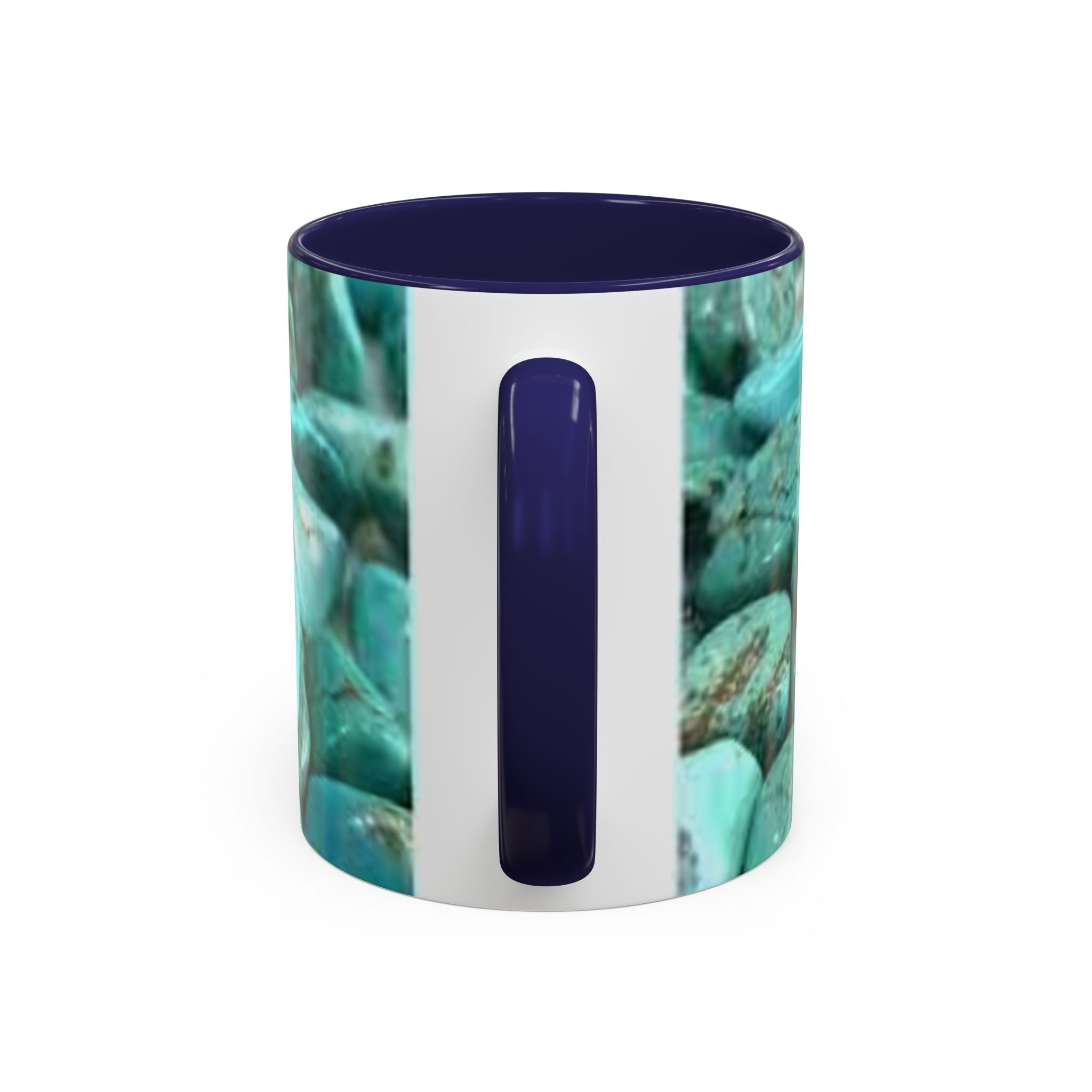 Turquoise Gemstones Accent Coffee Mug | 11oz 15oz
