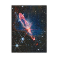 Cosmic Nebula Space Scene Toddler Blanket | Galaxy Stars Astronaut Theme