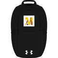 Yellow Letter M with Figure Backpack | Embroidered Initial Patch