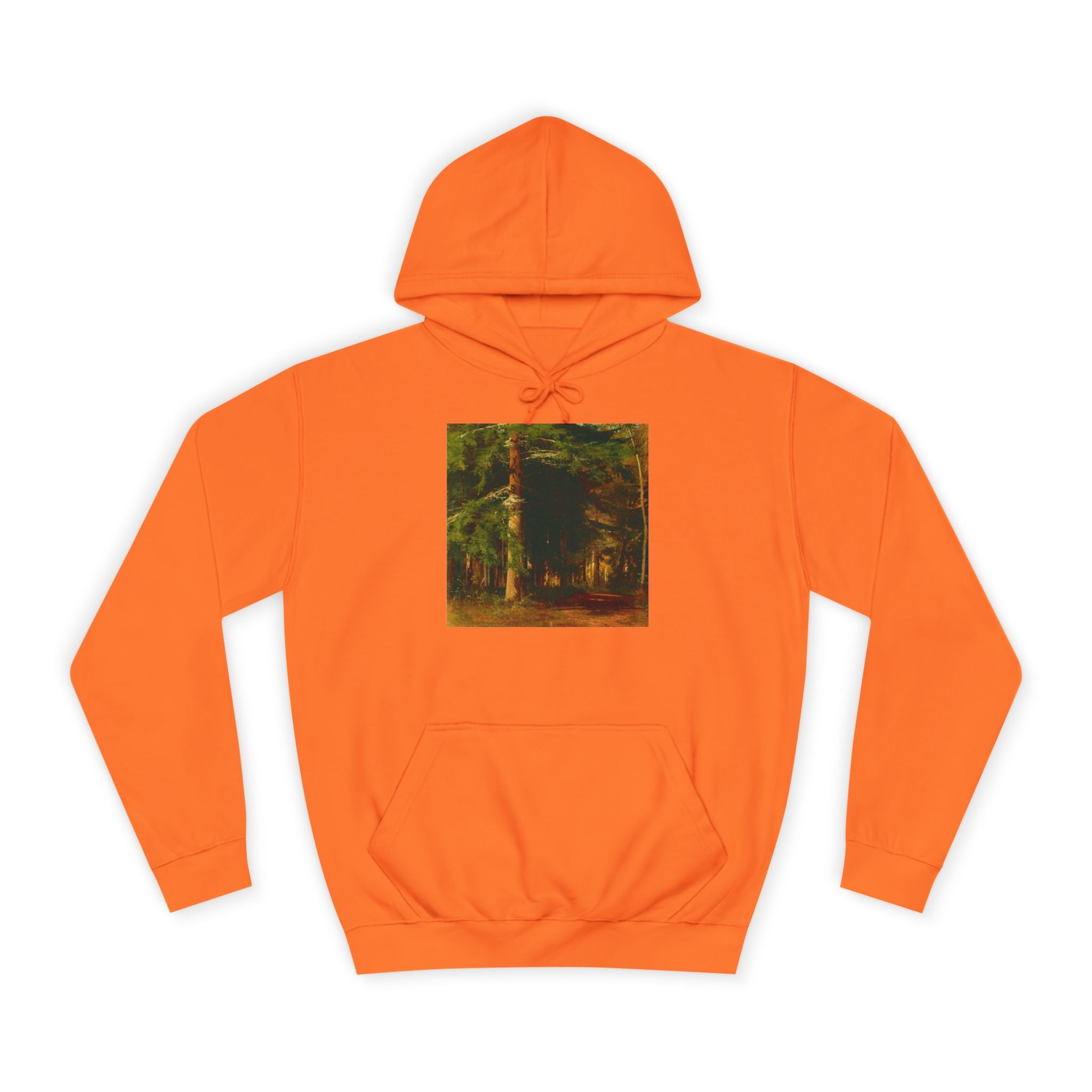 Sweat à capuche motif Forêt | Sweat-shirt vintage Arbres des bois