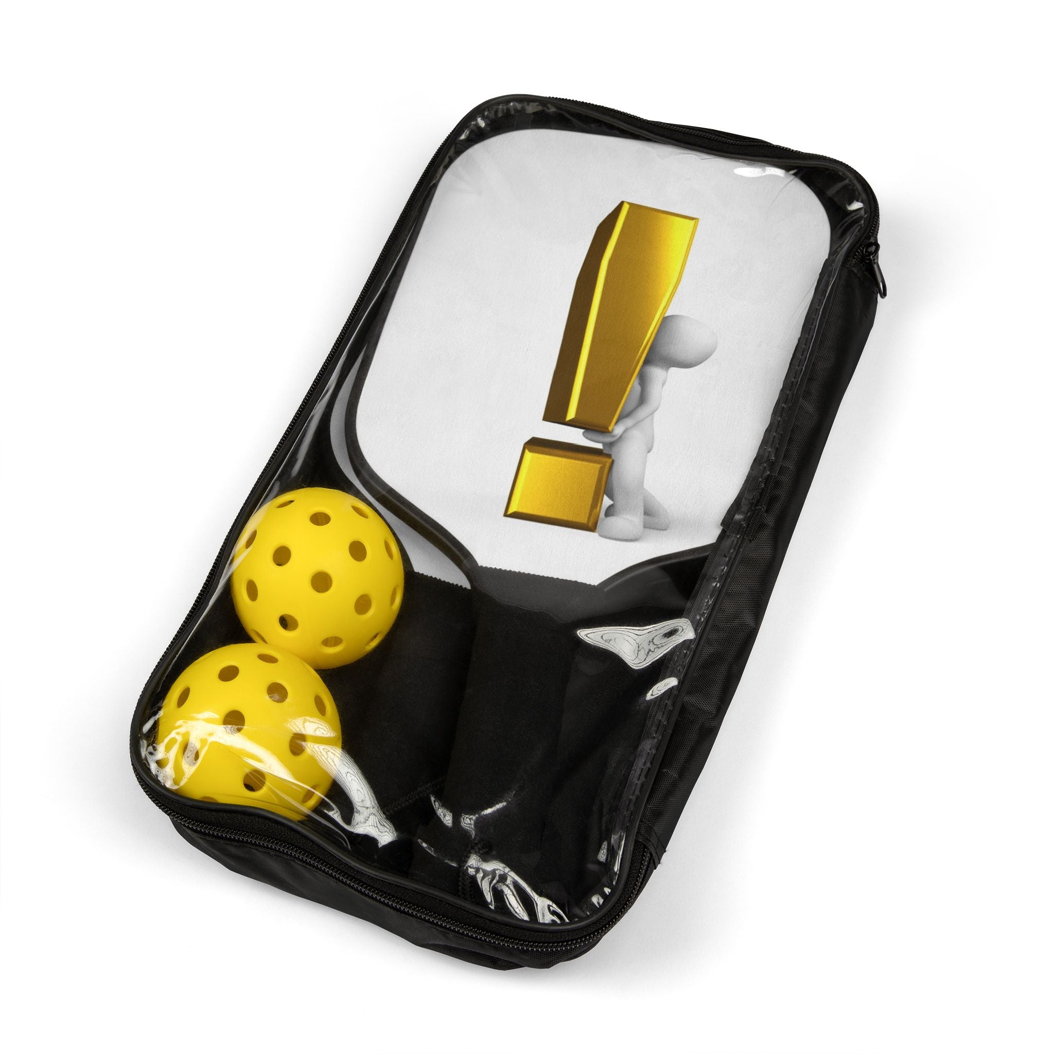 Gold Exclamation Mark Pickleball Paddle Kit | Pickleball Kit