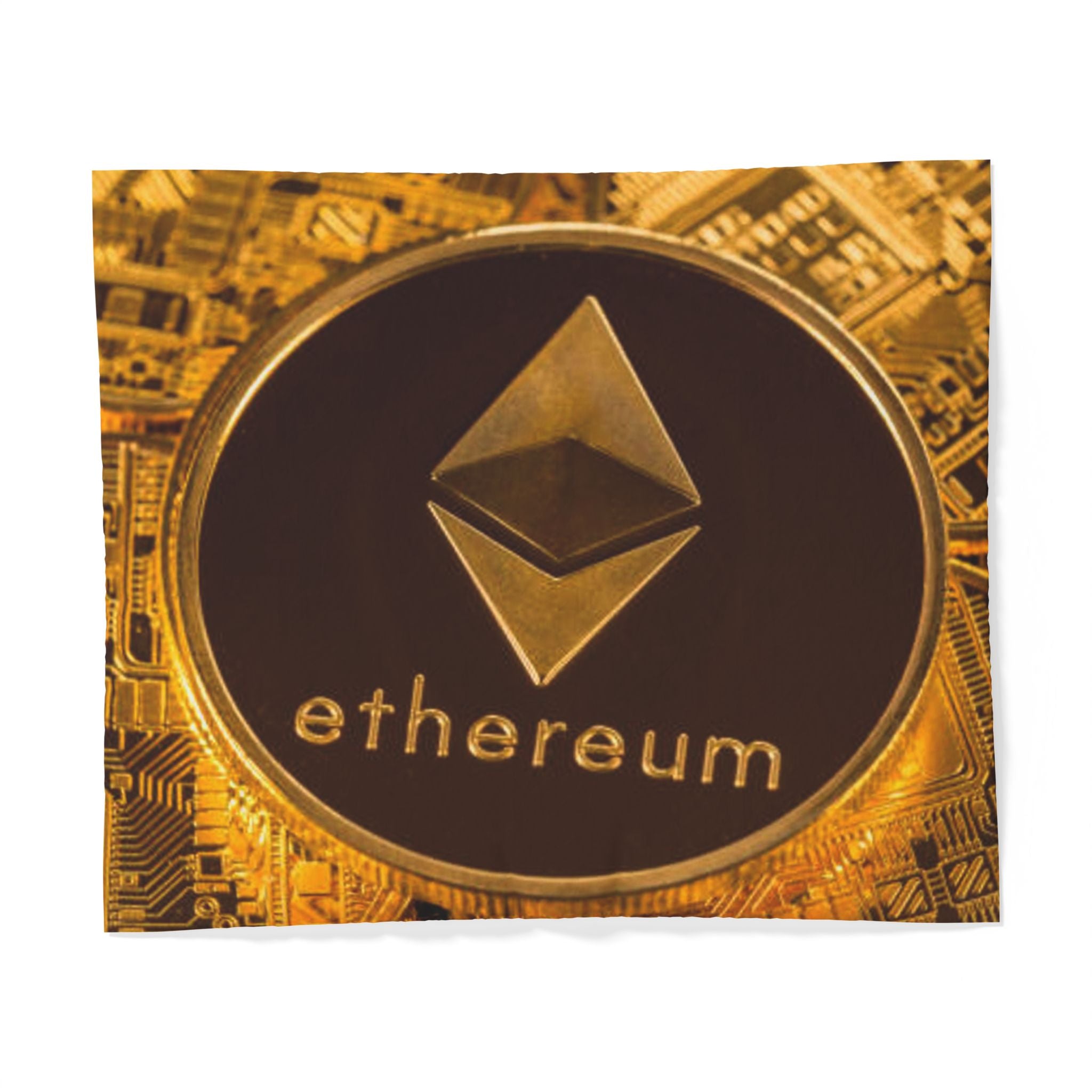 Housse de couette pièce Ethereum | Parure de lit de crypto-monnaie