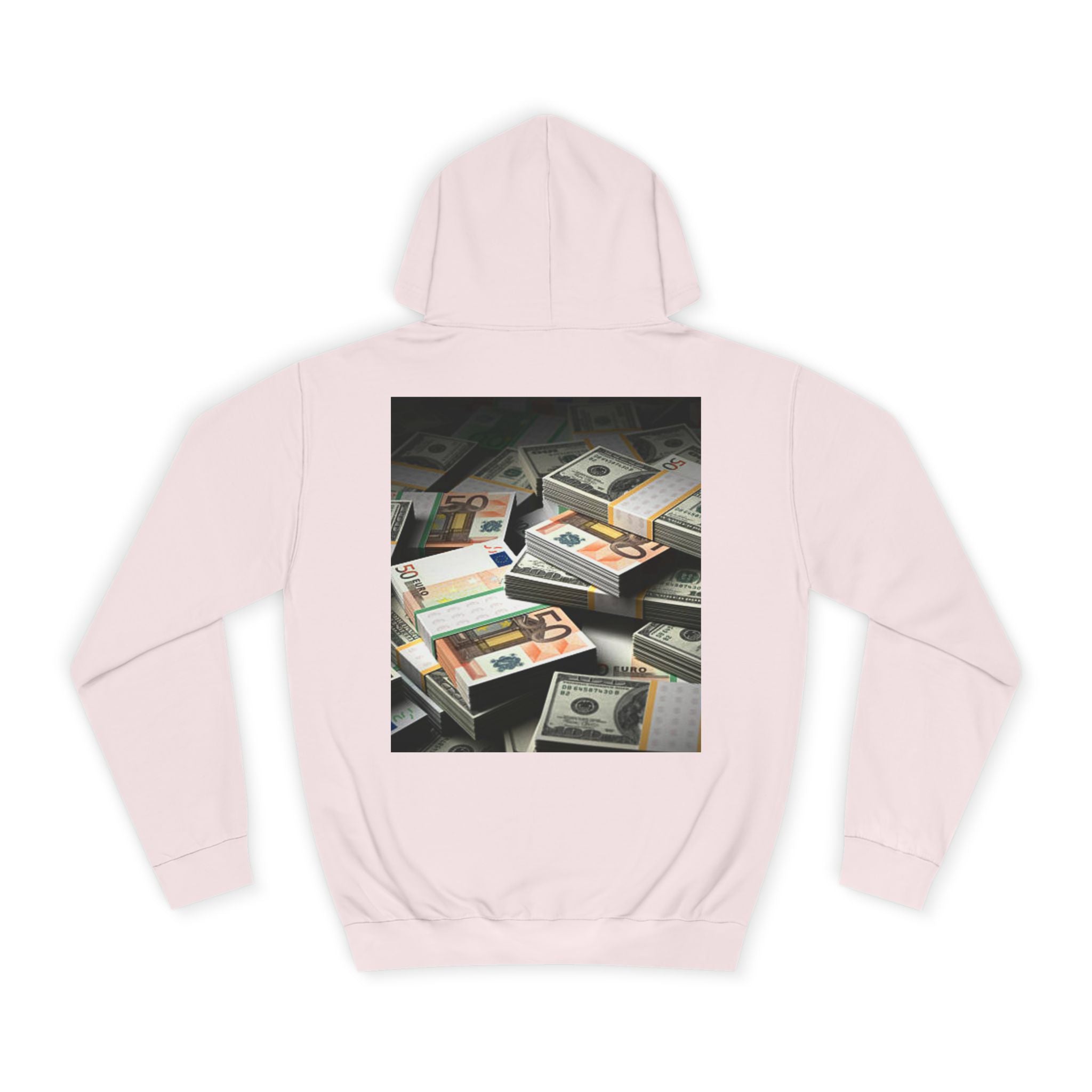 Stacked Cash Money Hoodie | Vintage Banknote Print, Stacks of Dollars