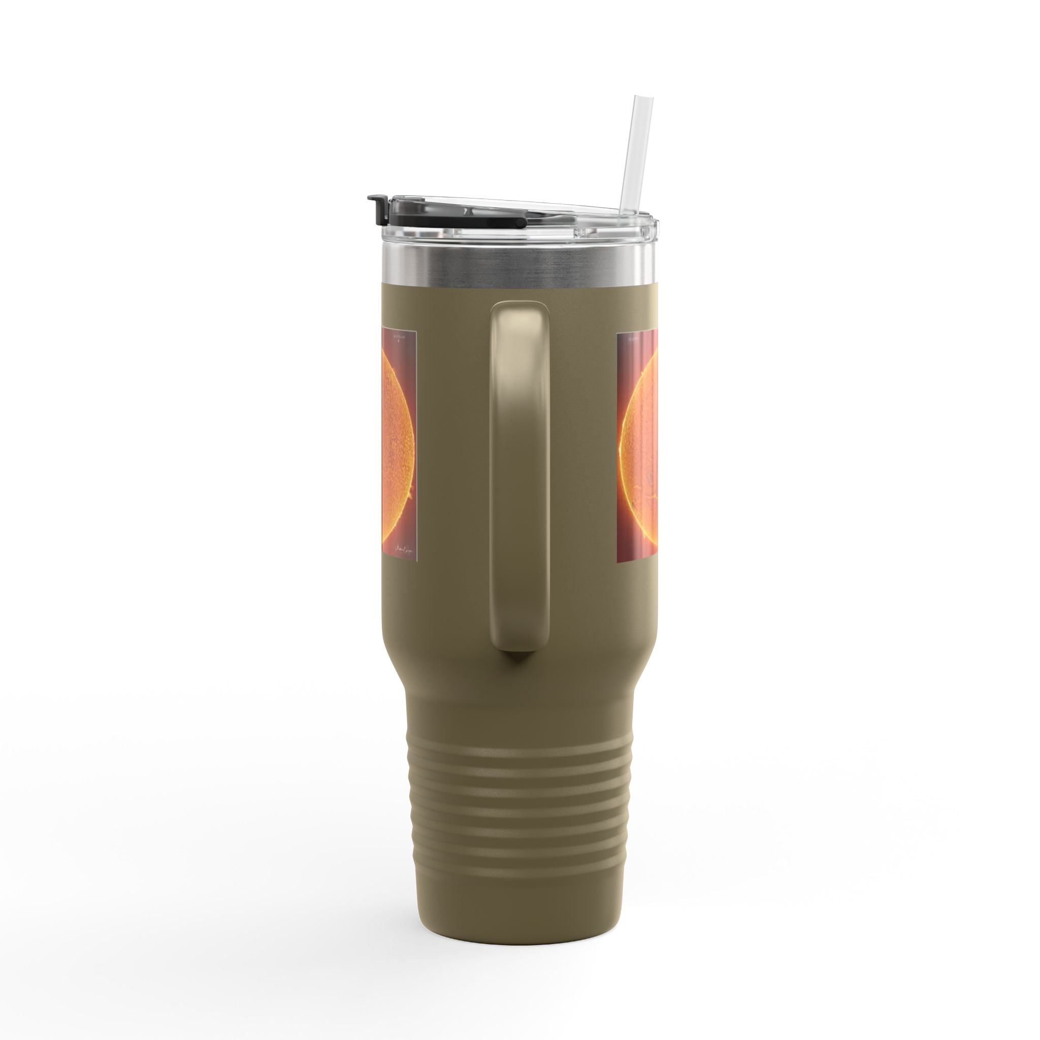 Sun Photo Travel Mug 40oz | Solar Disc Stainless Insulated Tumbler
