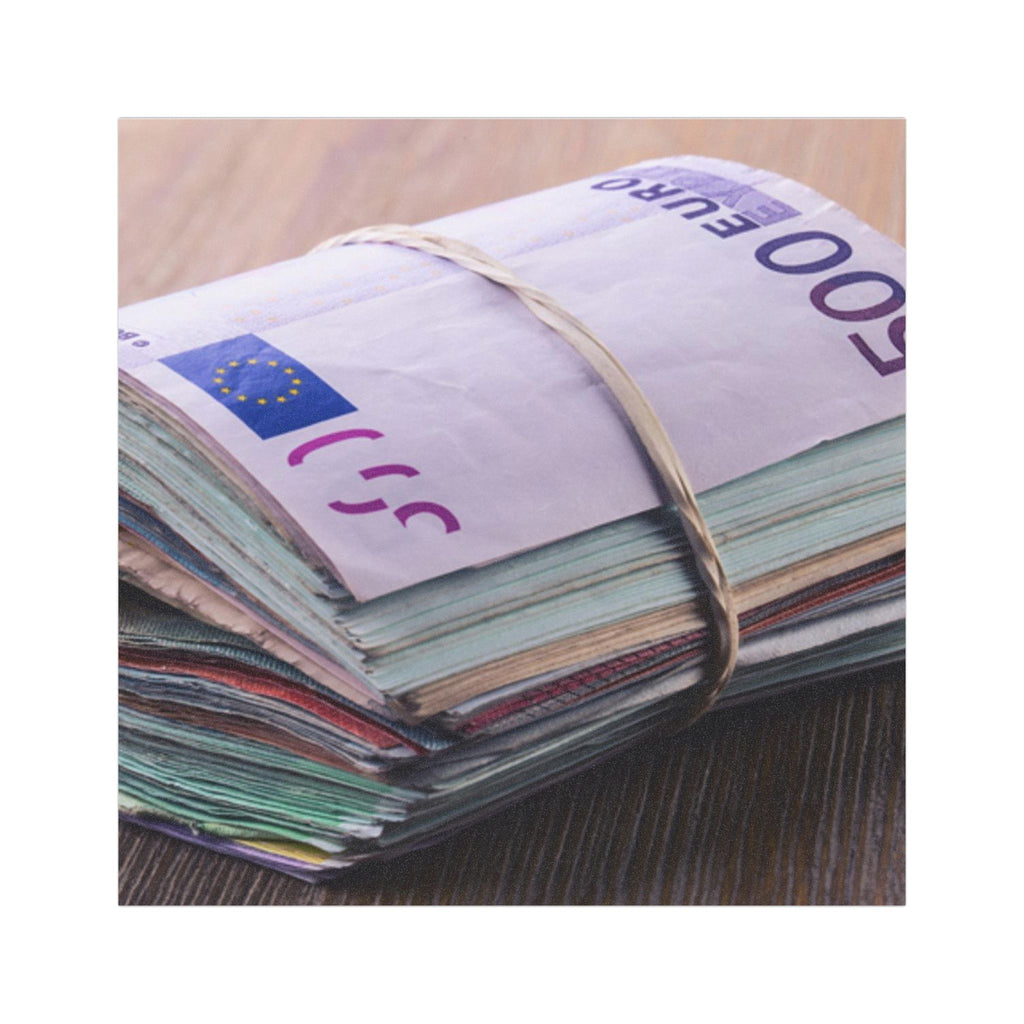 Stack of Euro Bills Car Magnet | Money Cash Photo Magnet