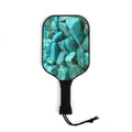 Turquoise Pebble Pattern Pickleball Paddle Set | Pickleball Kit