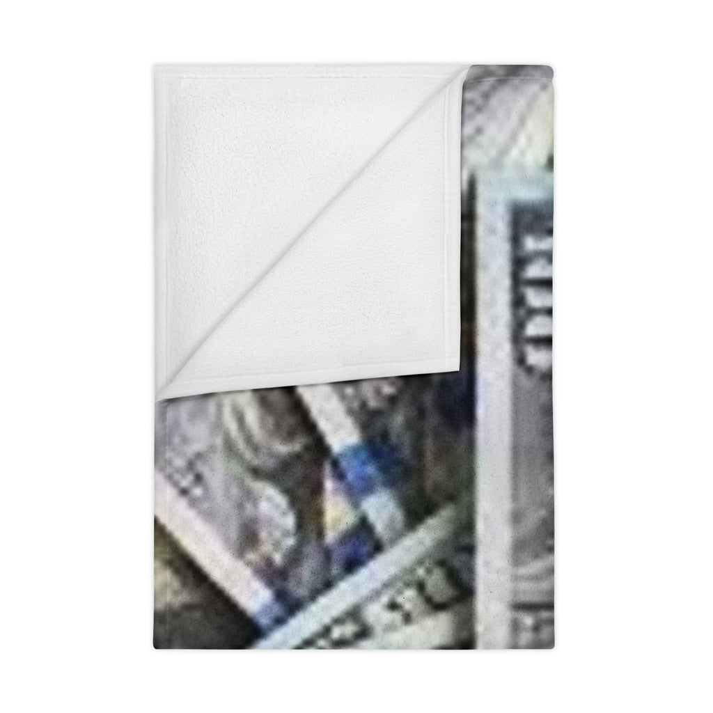 Hundred Dollar Bill Toddler Blanket | Money Print Baby Blanket