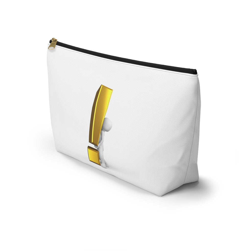 3D Figure Holding Gold Exclamation Mark Accessory Pouch