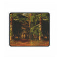 Forest Path Painting Desk Mat | Scenic Woodland Mousepad Deskmat